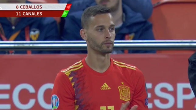 Canales, el trigésimo internacional del Betis con España