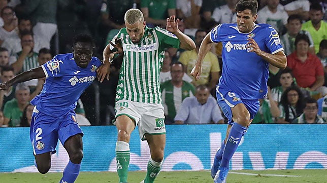 Betis - Getafe Canales: "Con uno menos sabíamos que sería complicado"