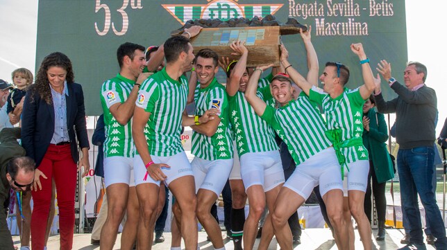 Regata Sevilla - Betis: Novena victoria consecutiva verdiblanca en categoría masculina
