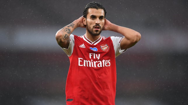 Dani Ceballos y la celebración del triunfo del Arsenal