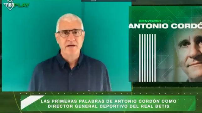 Antonio Cordón: "No me gusta prometer títulos, me gusta prometer trabajo, calidad, disciplina, exigencia..."
