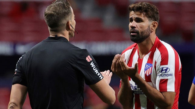 Simeone señala que Diego Costa estará "fresco" para el partido ante el Betis