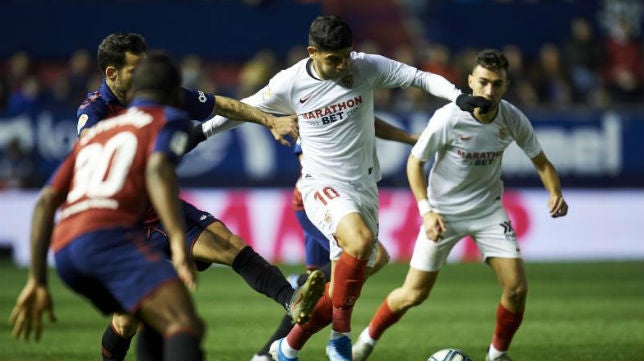 Osasuna - Sevilla FC (1-1): Mucho sudor y poca puntería