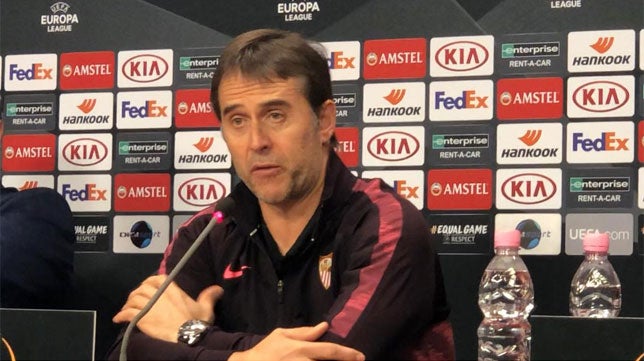 En directo, la rueda de prensa de Julen Lopetegui previa al Sevilla FC - Cluj