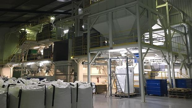 Imagen de la factoría de Algosur en Los Palacios