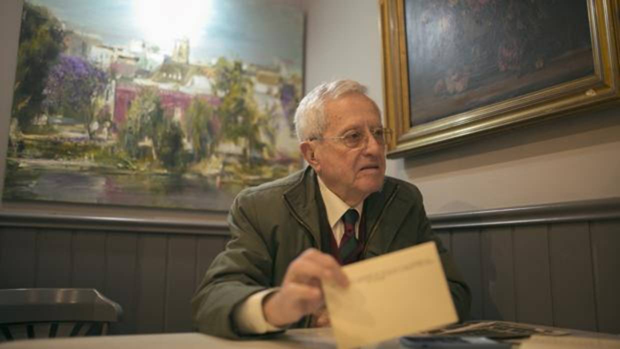 Manuel Galnares durante la entrevista