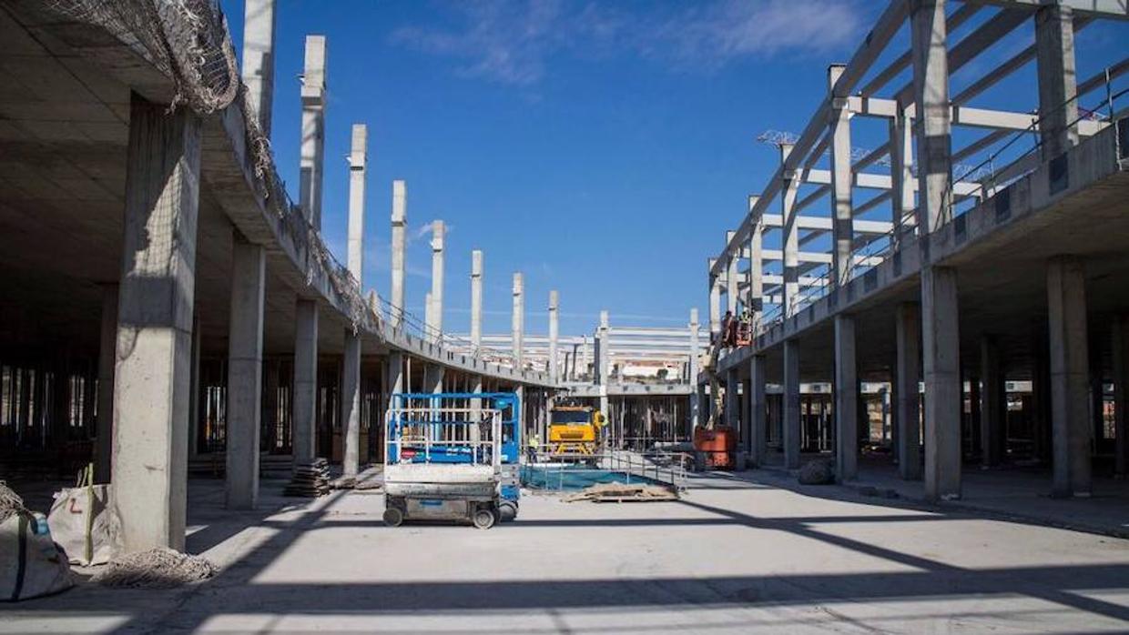 Imagen de las obras de Torrecárdenas en Almería