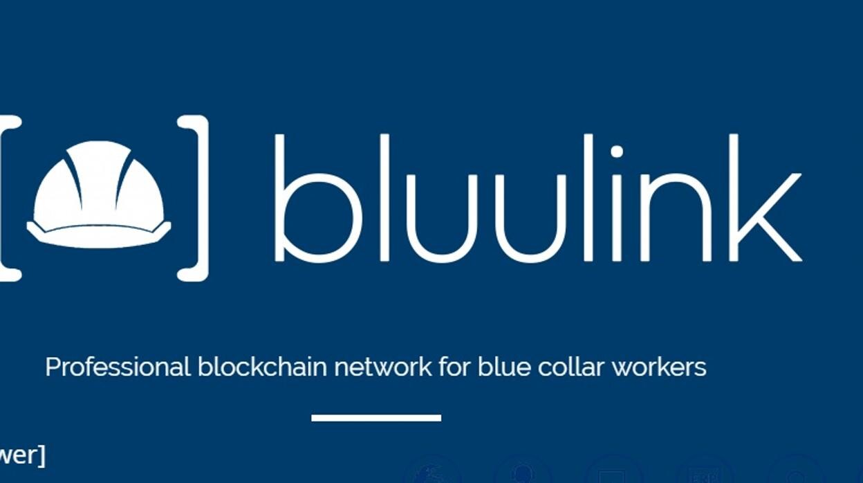 Logo de la red social para obreros y técnicos «bluulink»