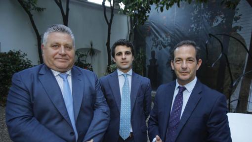 Isidro López, Salvador Blanco y Jorge Jiménez