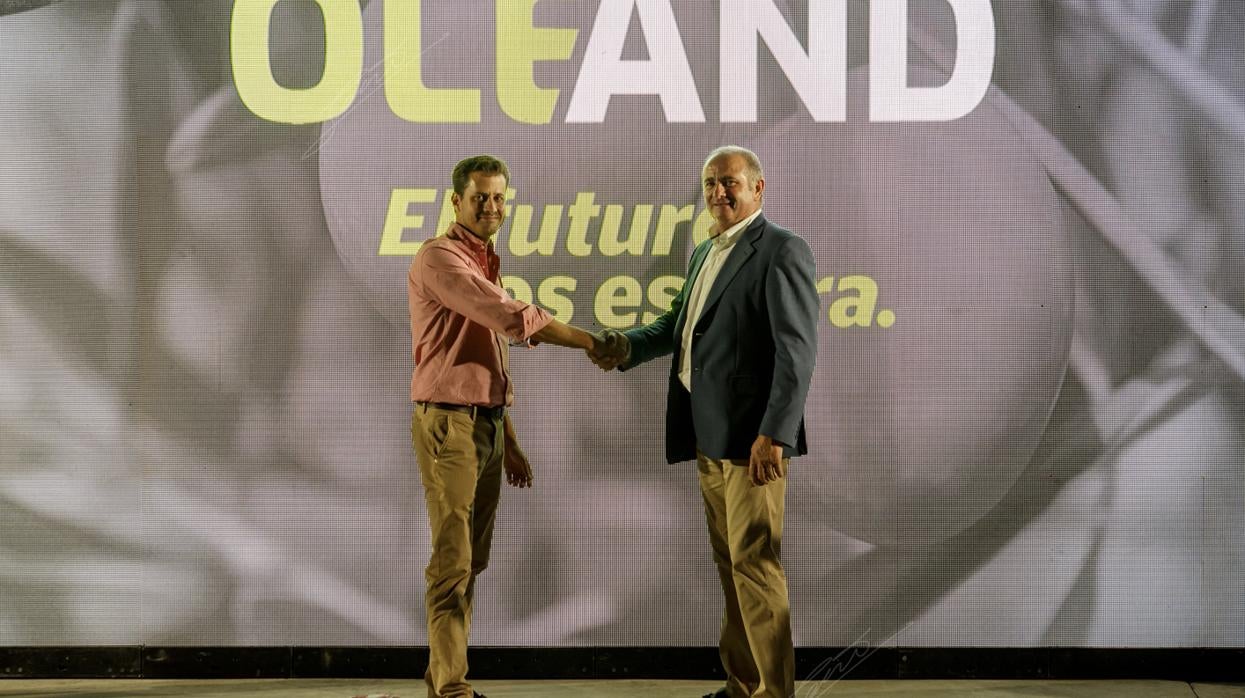 Los presidentes de las dos cooperativas, Diego Gallego y Antonio Candil