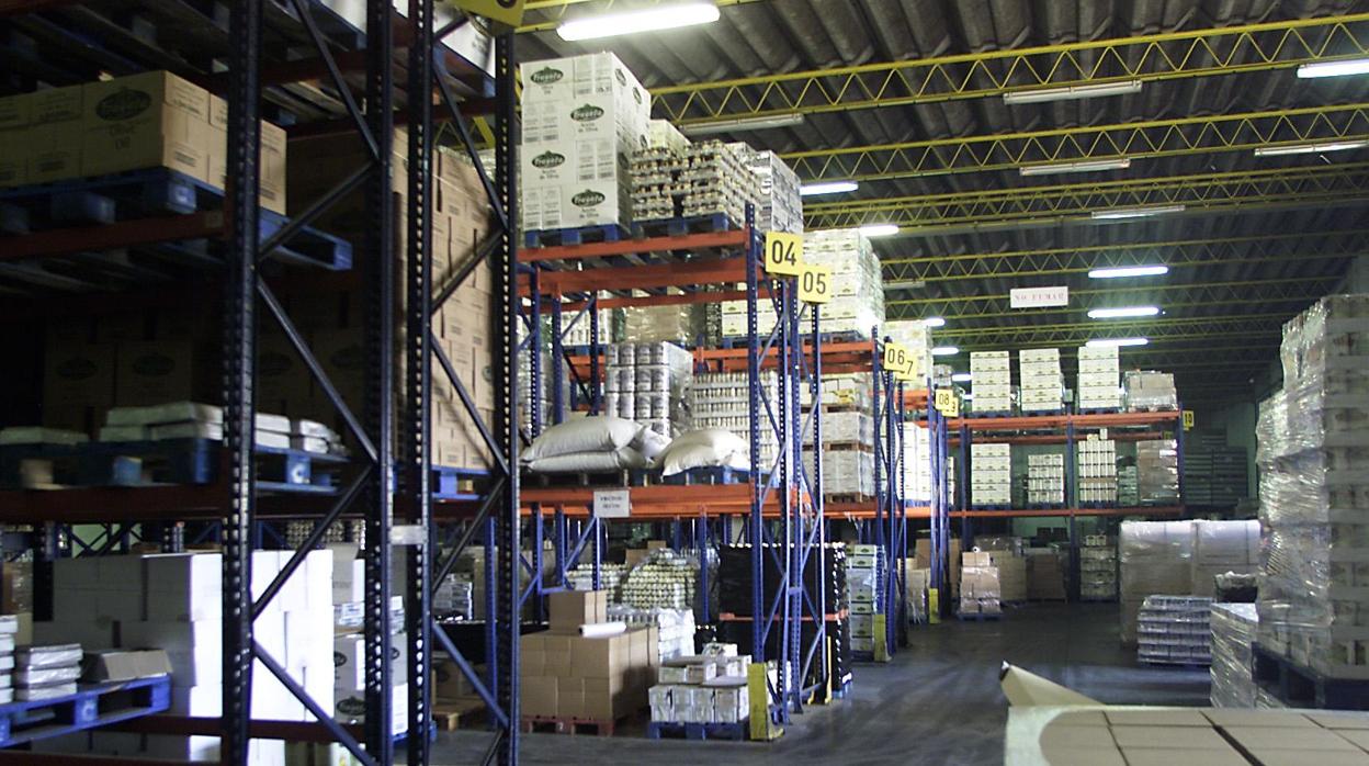 El almacén de una empresa sevillana