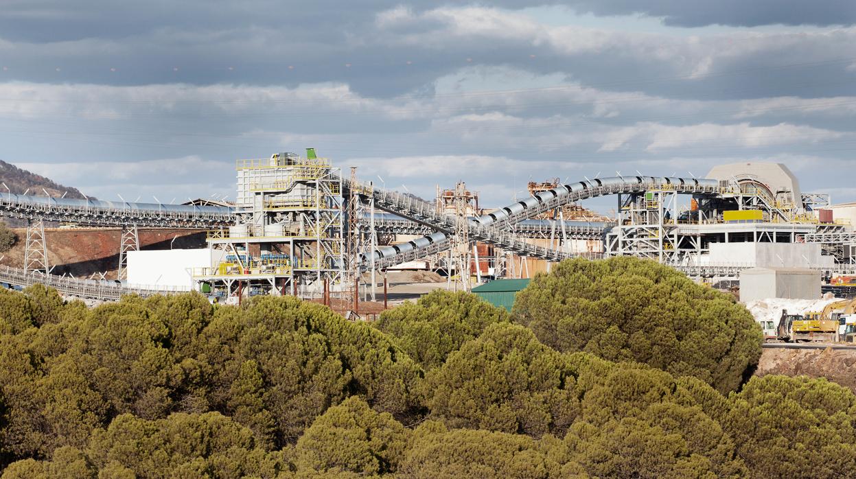 Instalaciones de Atalaya Mining en Riotinto