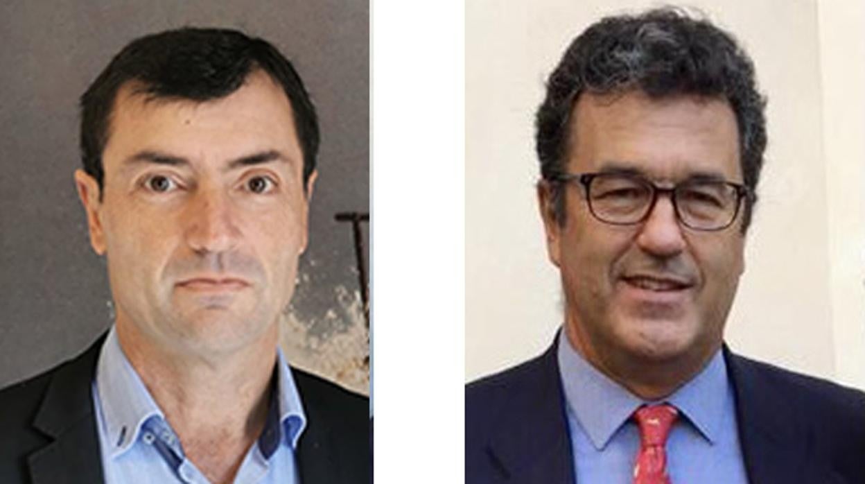Clemente Fernández, candidato a la presidencia de Abengoa por la sindicatura de AbengoaSharez, y Juan Pablo López-Bravo, actual presidente de Abengoa S.A. (la matriz) y la filial Abenewco1