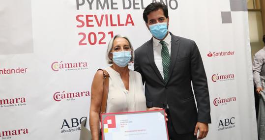 Los hermanos Isabel y Carlos Alberto Bulnes, de Rodamientos Bulnes