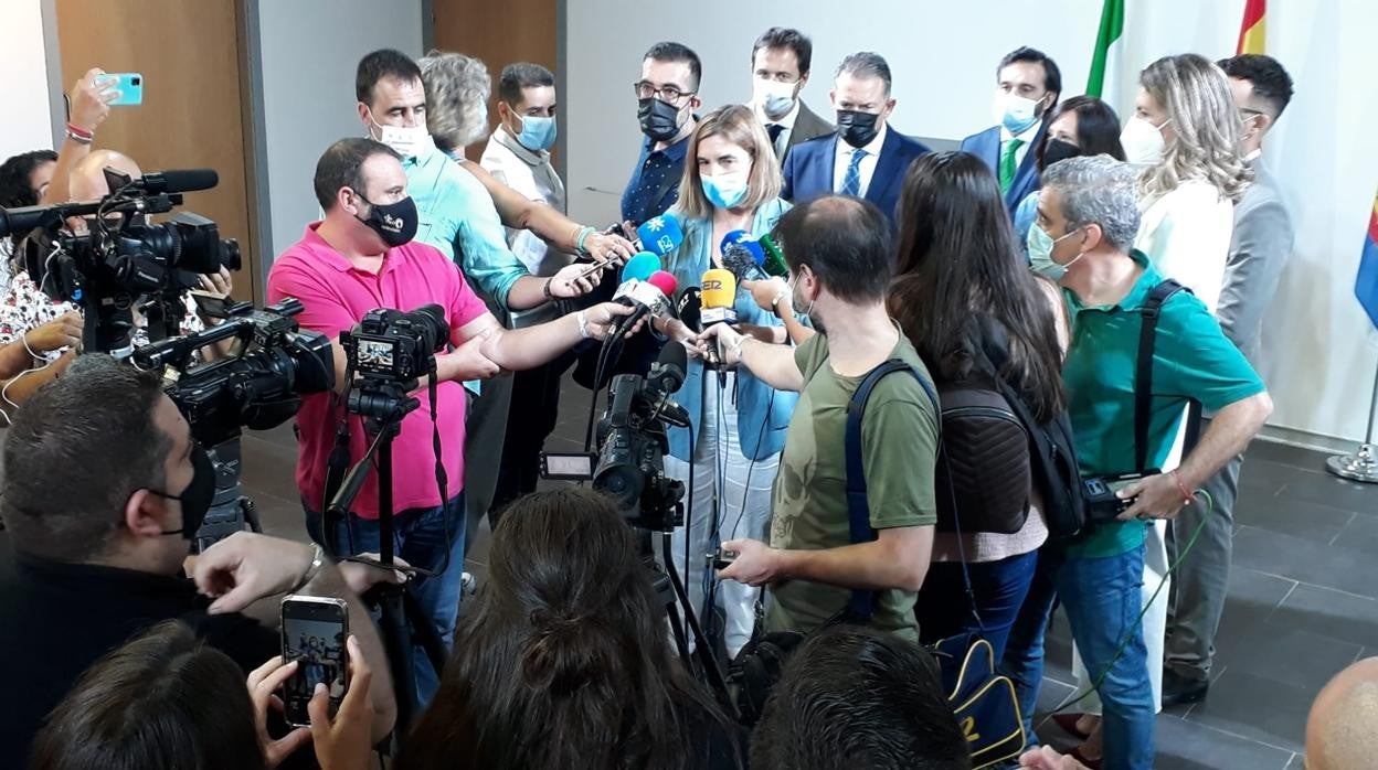 La consejera de Empleo, Formación y Trabajo Autónomo, Rocío Blanco, ha anunciado la medida en Linares