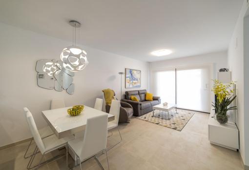 Luminoso salón comedor