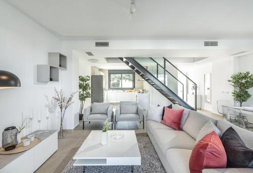 Espacios diáfanos y luminosos de la casa