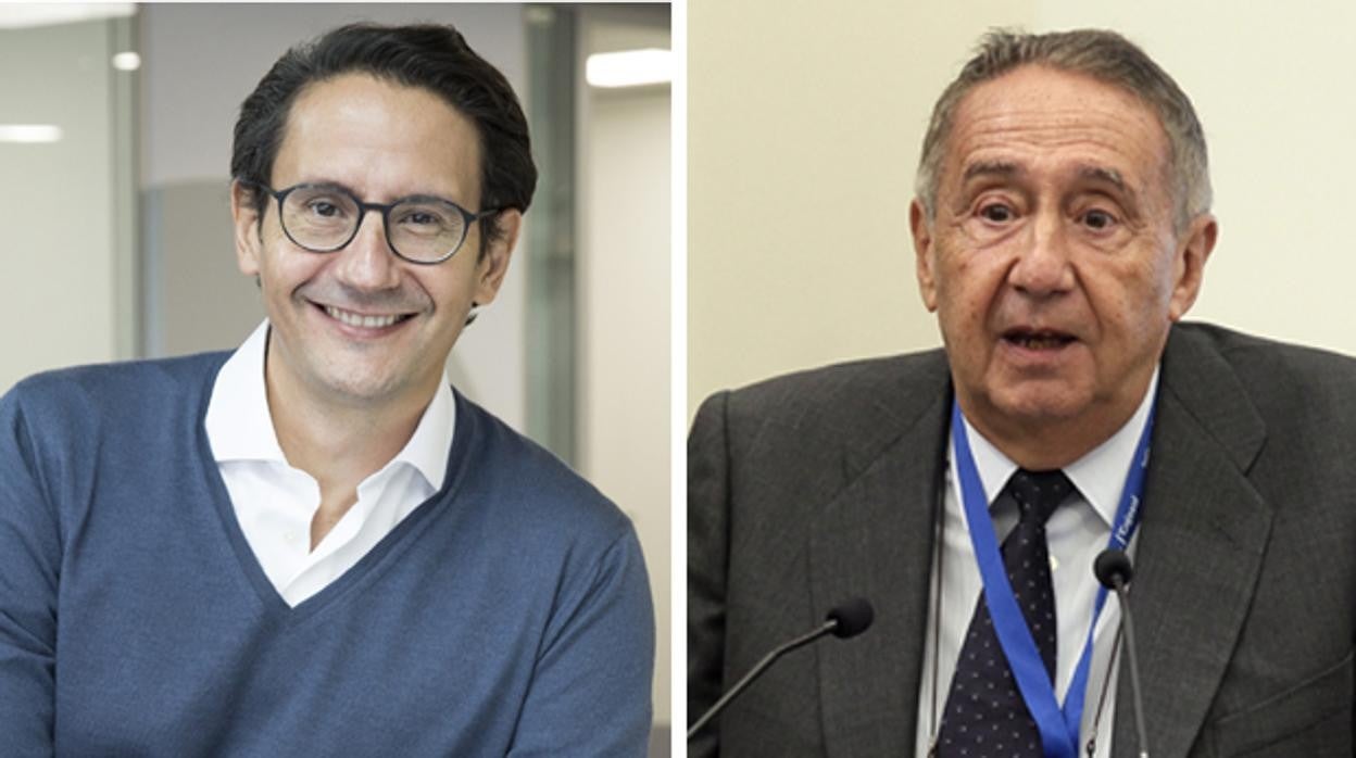 José Luis Manzanares Abásolo (a la izquierda), CEO de Ayesa, y José Luis Manzanares Japón, fundador de la multinacional Ayesa, en la que ahora entra el fondo de inversión británico A&amp;M Capital Europe