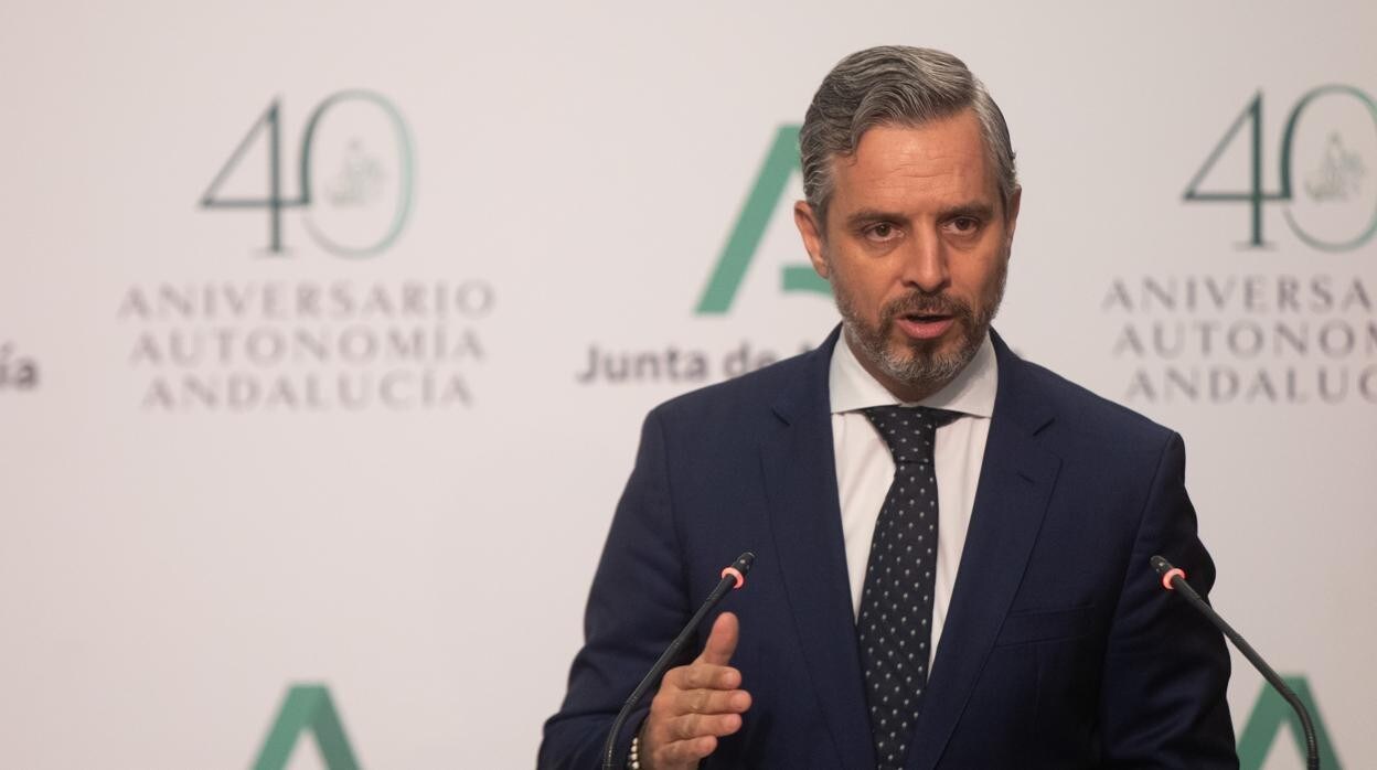 Juan Bravo, consejero de Hacienda de la Junta de Andalucía
