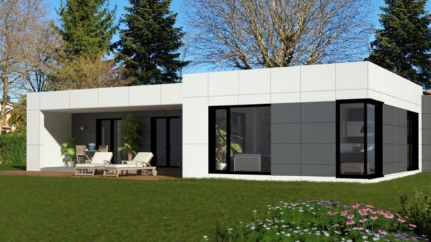 Cinco casas prefabricadas de hormigón por menos de 100.000 euros