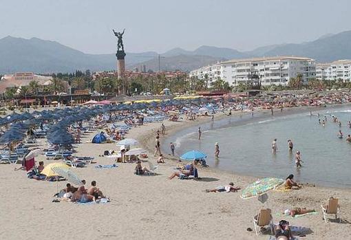 Playa de Puerto Banús en Marbella