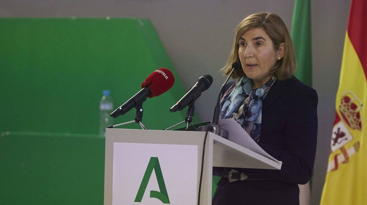 Rocío Blanco, consejera de Empleo de la Junta de Andalucía