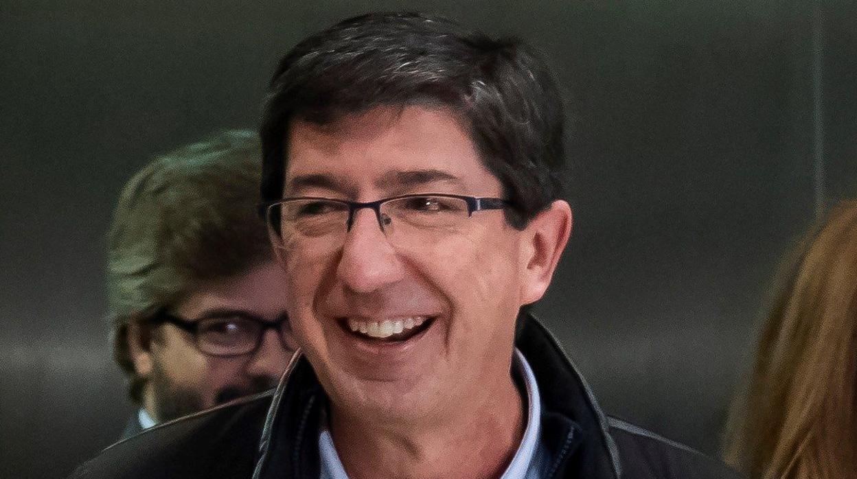 El candidato de Ciudadanos Juan Marín
