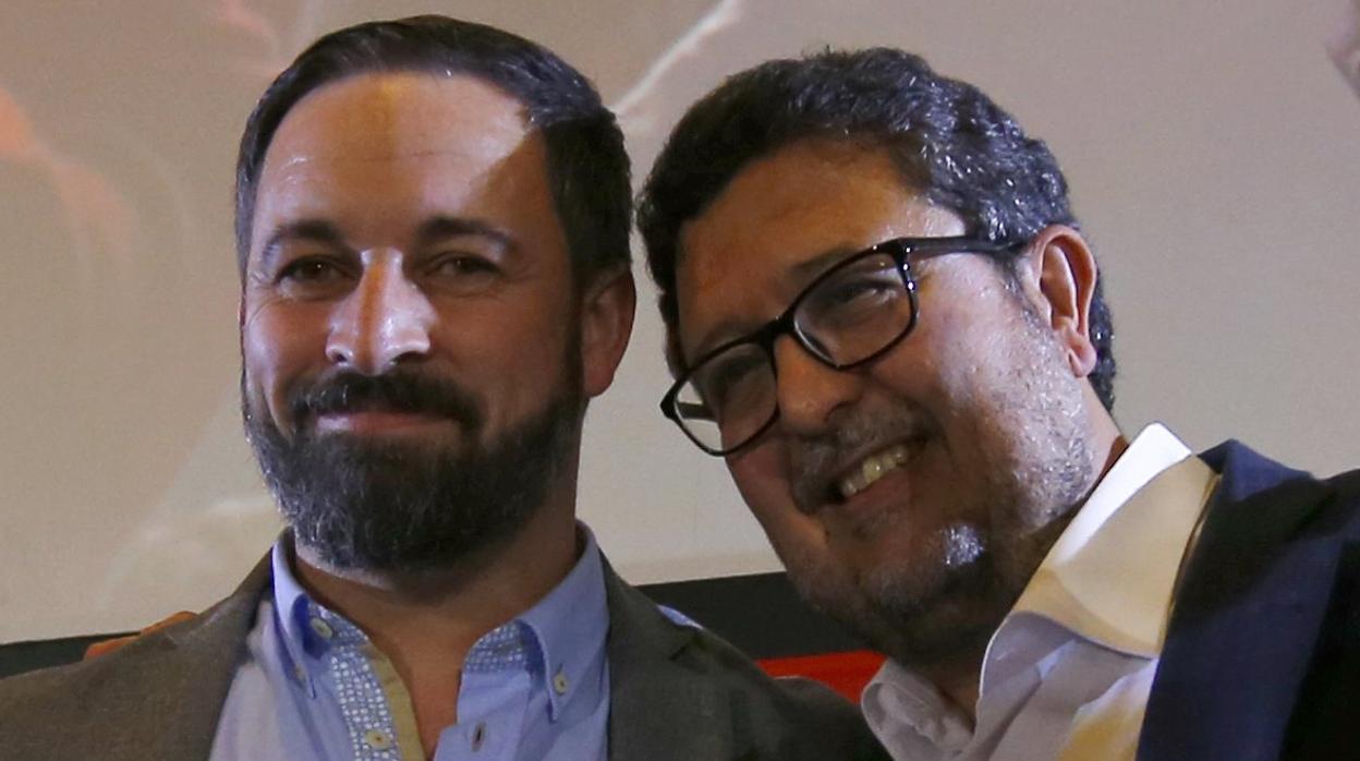 Santiago Abascal y Francisco Serrano, líderes nacional y andaluz de Vox