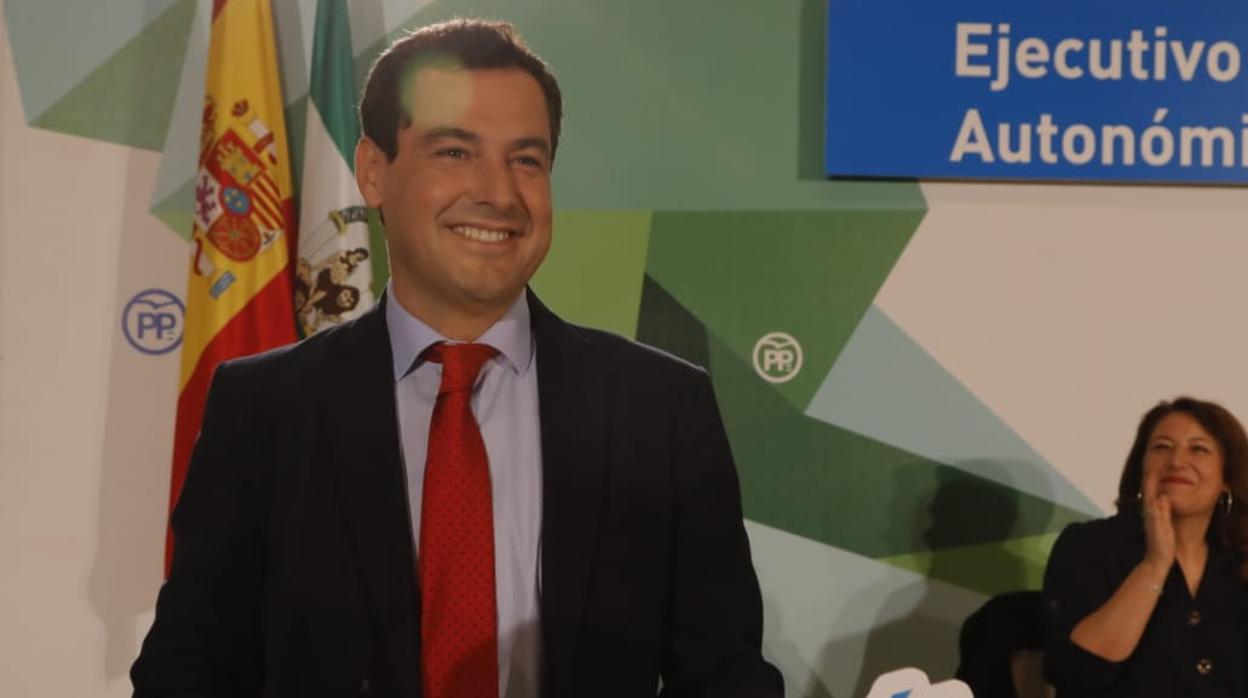 Juanma Moreno, en el comité ejecutivo del PP-A