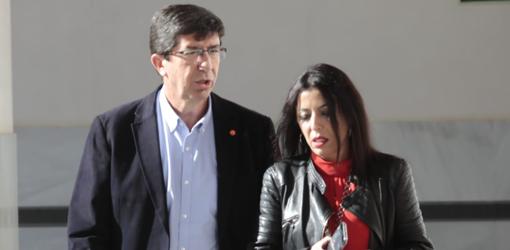 Juan Marín, este viernes en el Parlamento