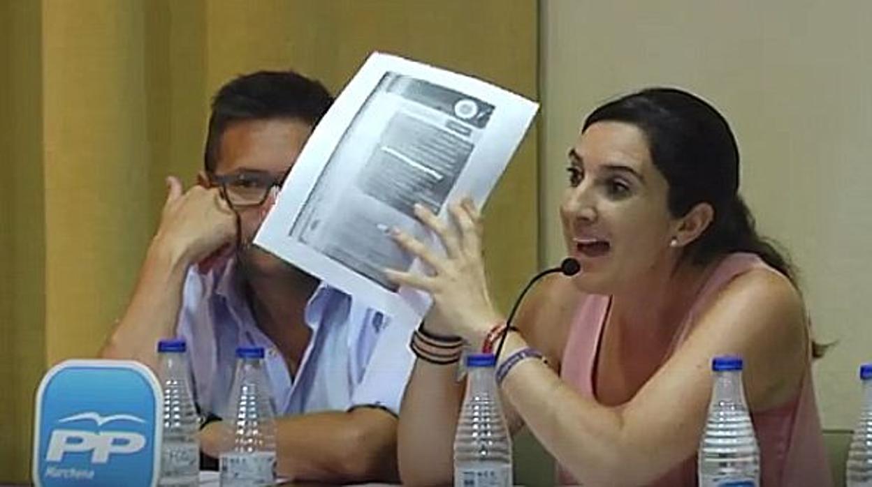 Esther Álvarez, candidata del PP a la Alcaldía de Marchena