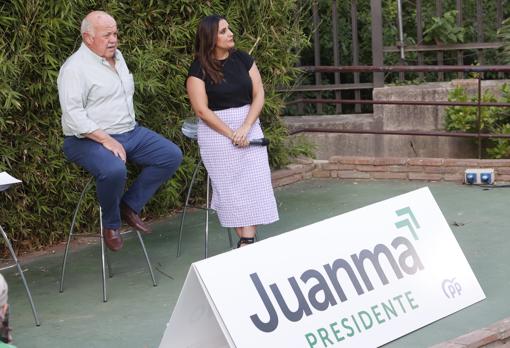 Jesús Aguirre, durante un acto de la precampaña del PP de Córdoba