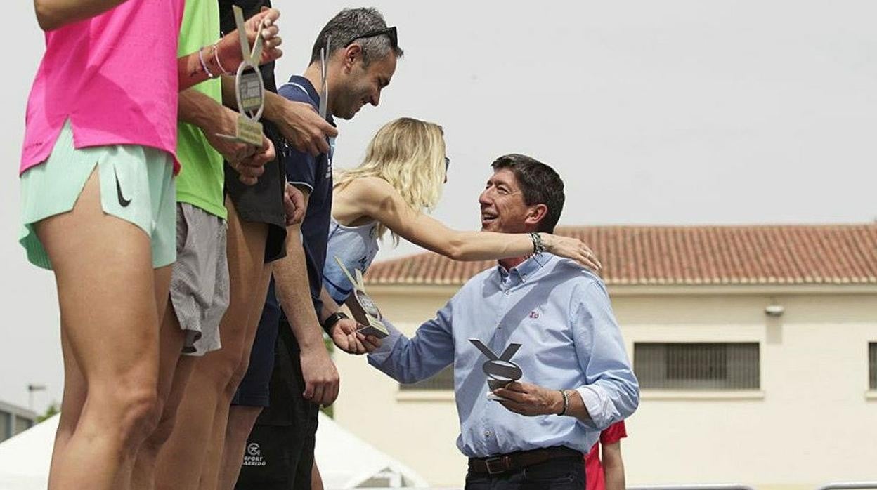 Juan Marín, este domingo en Granada en un acto de precampaña