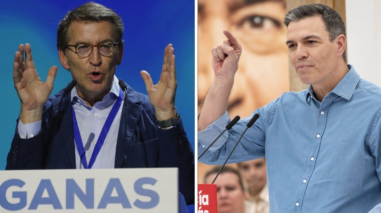 Núñez Feijóo y Pedro Sánchez