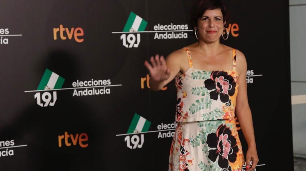 Teresa Rodríguez, antes del debate