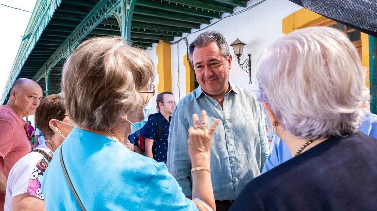 Juan Espadas, este miércoles en Baza