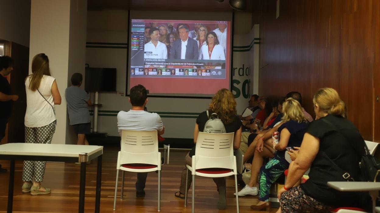 Seguimiento electoral del PSOE