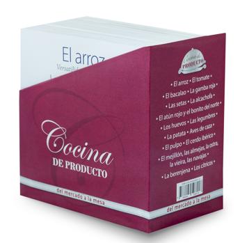 Caja contenedora de la colección de libros «Cocina de Producto»