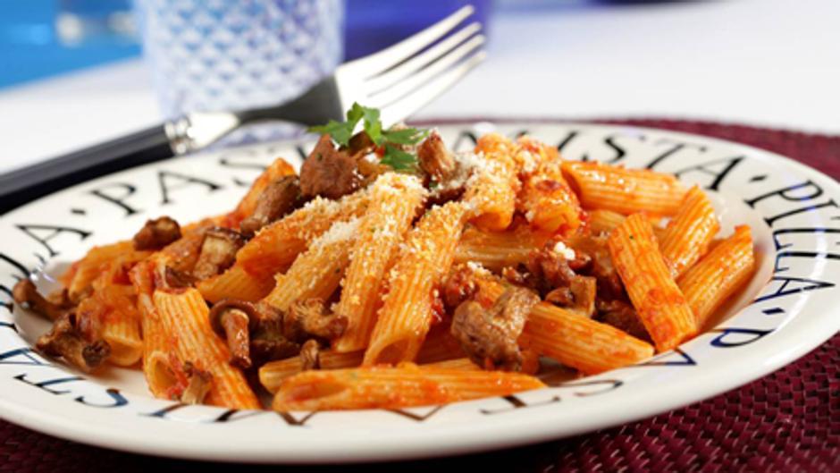Elabora estos deliciosos macarrones con setas
