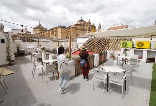 La terraza en la azotea de El Tablón