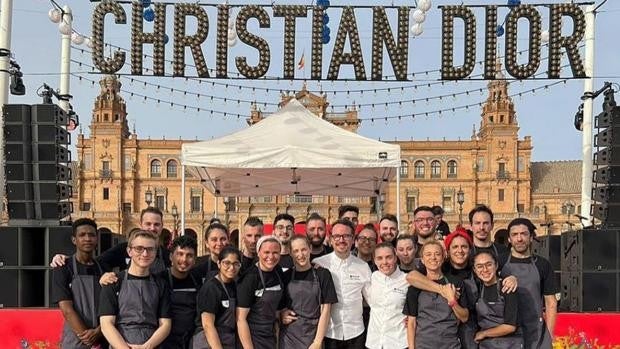 Paco Morales, estrella gastronómica en el desfile de Dior en Sevilla