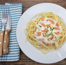 La pasta con nata es todo un clásico