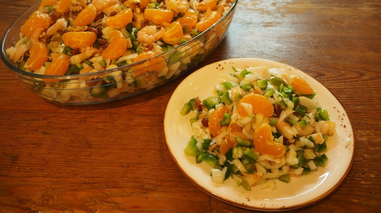 Los secretos de los huevos de choco en aliño de cítricos de la Bodeguita Los Caracoles