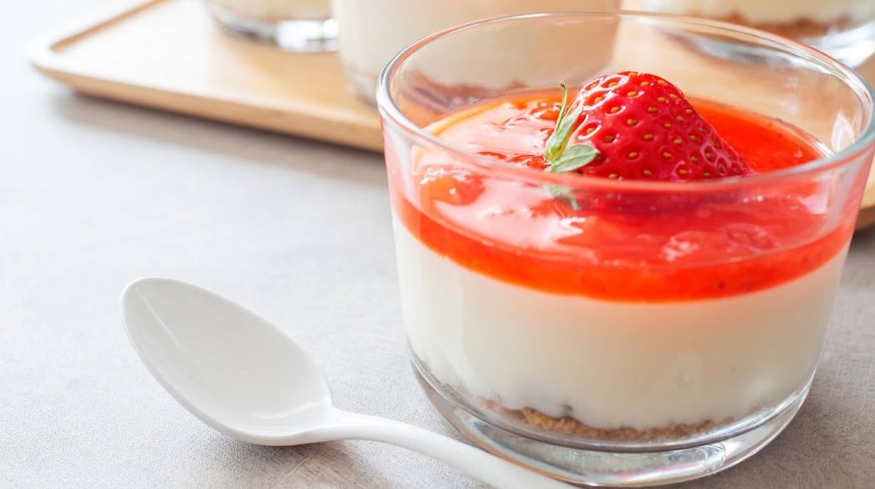 Esta tarta de queso fácil se prepara de forma individual