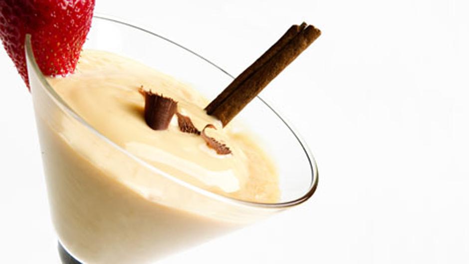 Aprende a elaborar esta deliciosa crema de arroz con leche y espuma de leche