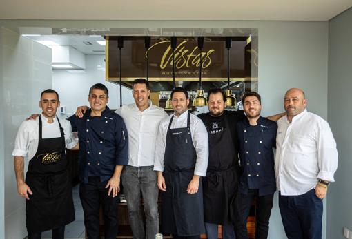 Chef participantes en el primer almuerzo de Encuentro de los Mares