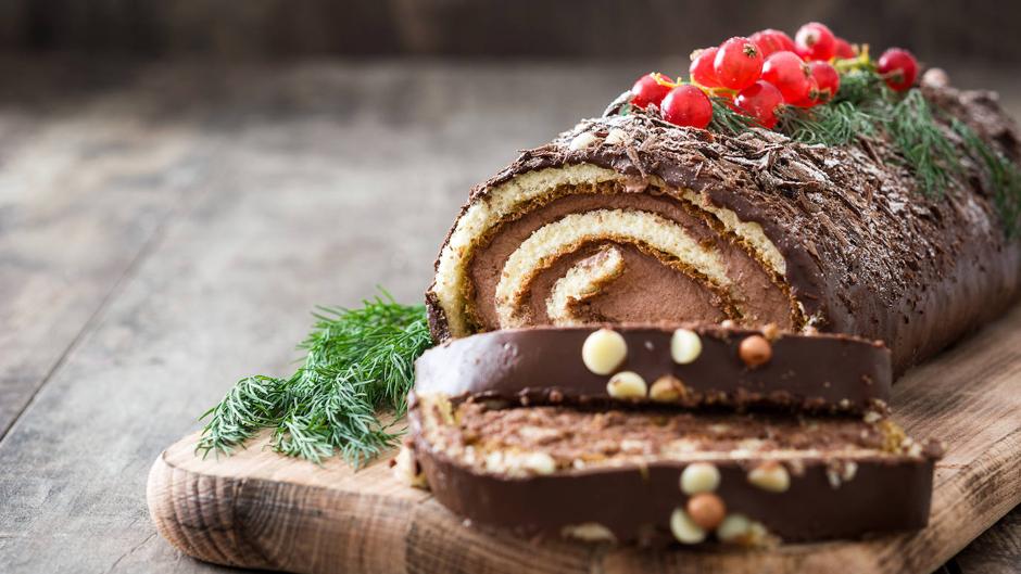 Cómo hacer el tronco de Navidad o Bûche de Noël más fácil