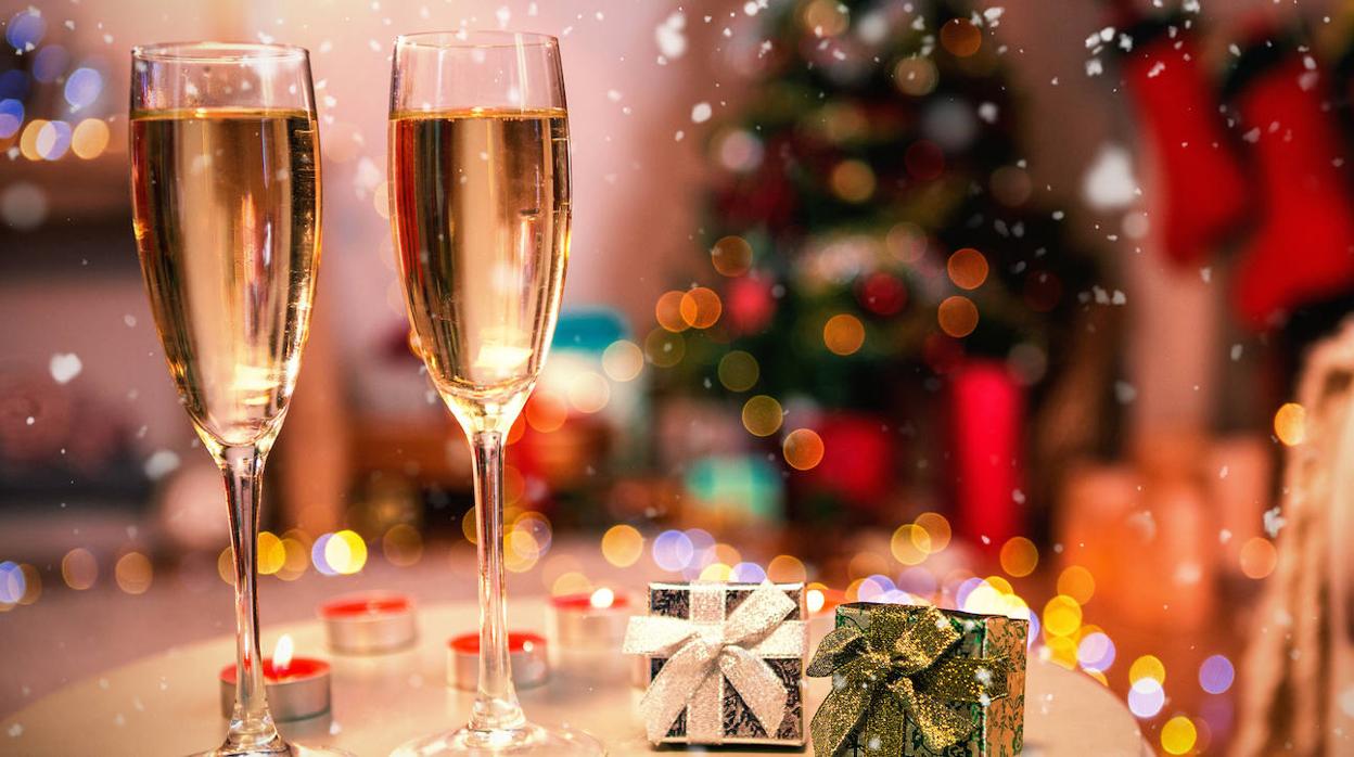 Las copas de cristal son una de las protagonistas en Nochevieja