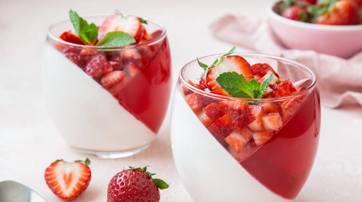 Estos postres con fresas están deliciosos