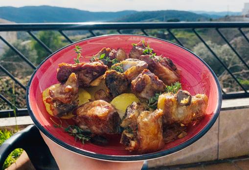 El cordefrito es el plato estrella de El Parador